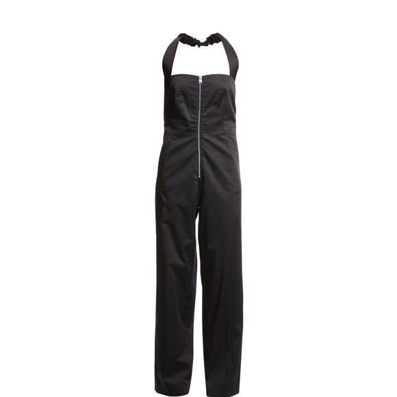 NEW FRAME Zip-Front Halter Jumpsuit - size XS - Picture 7 of 10